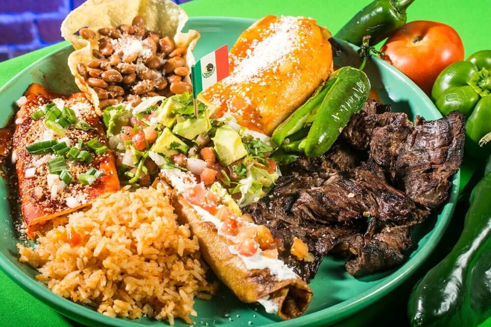 plate of food from Casa Ramos mexican restaurant
