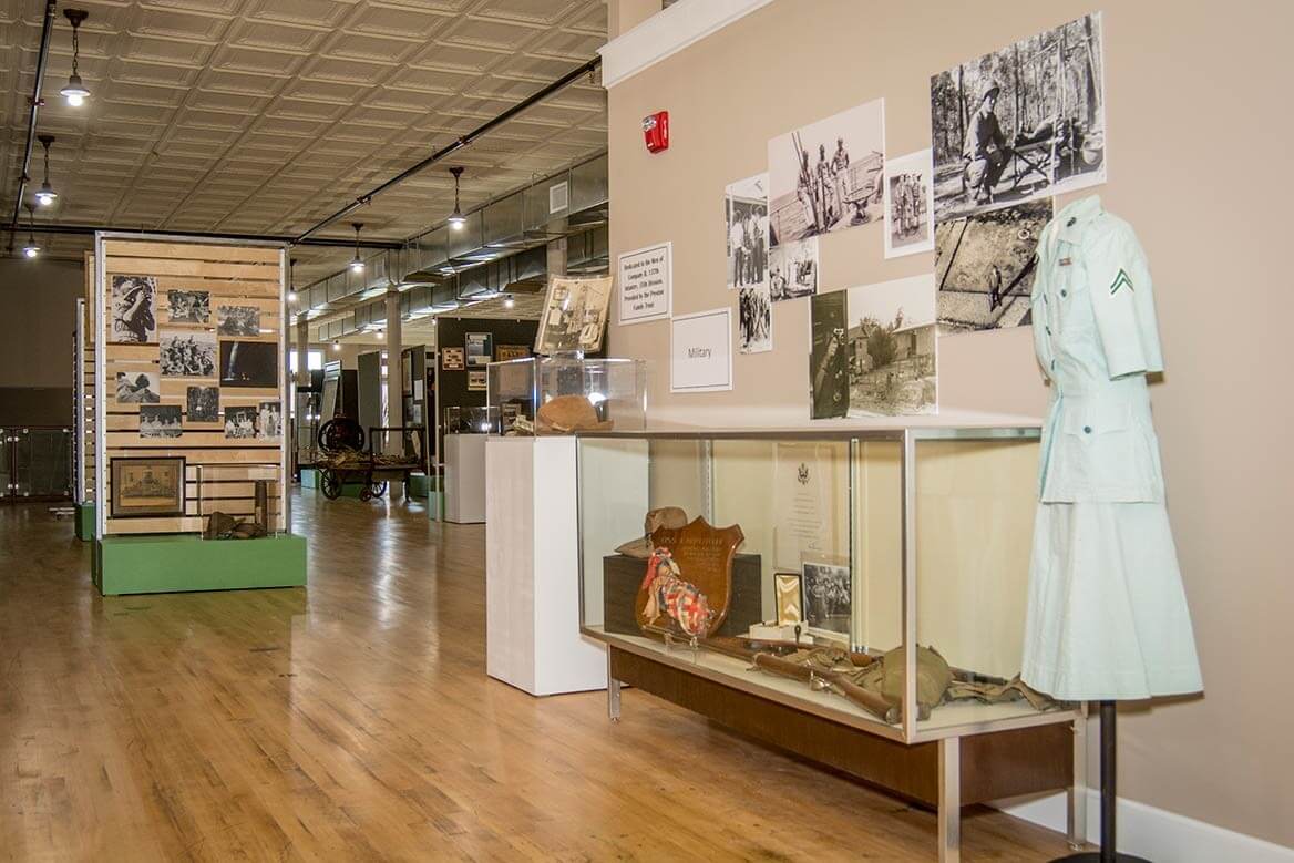 display at lyon county history museum