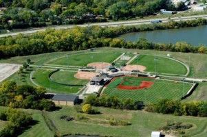 aerial view of trusler sports complex