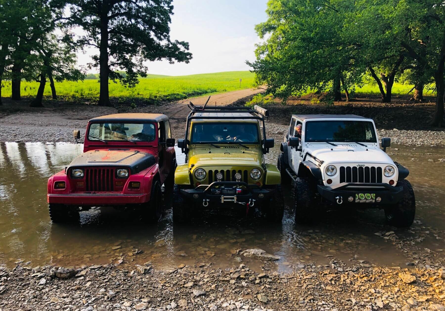 Jeeping friends