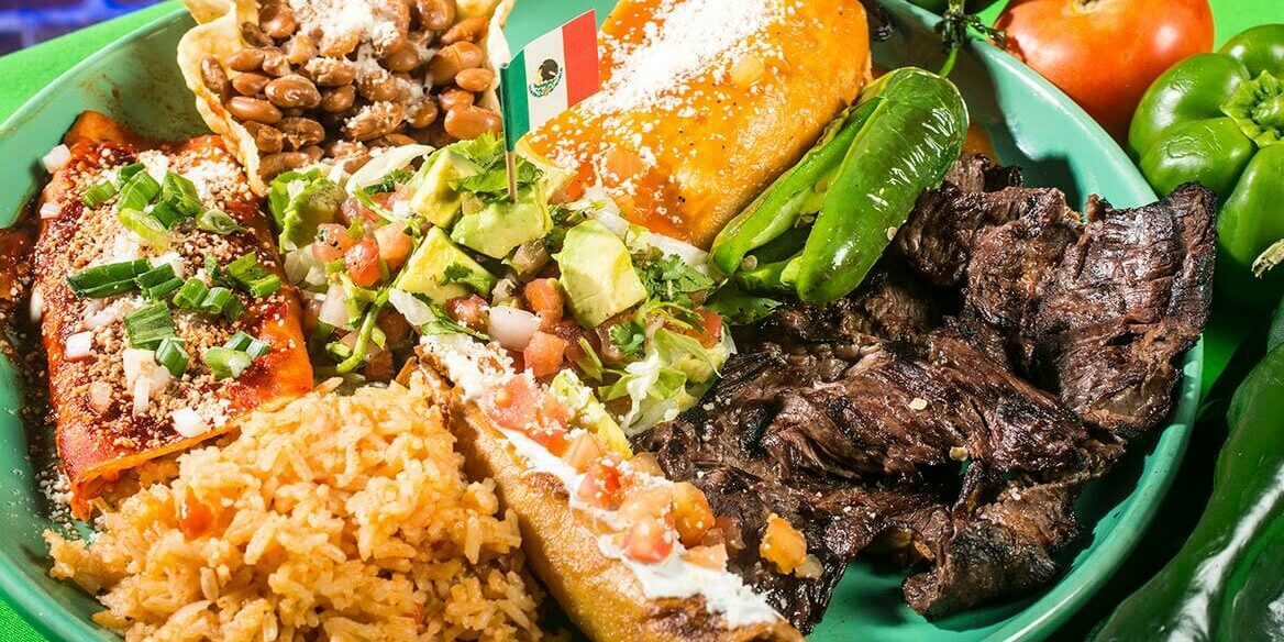 plate of food from Casa Ramos mexican restaurant