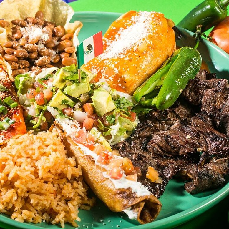 plate of food from Casa Ramos mexican restaurant