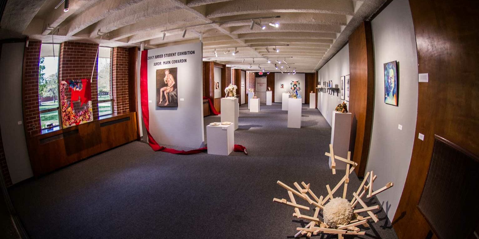 eppink gallery in king hall on Emporia state university campus
